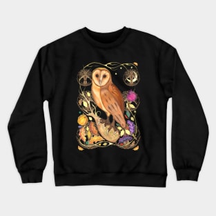 Harvest Moon Barn Owl Crewneck Sweatshirt